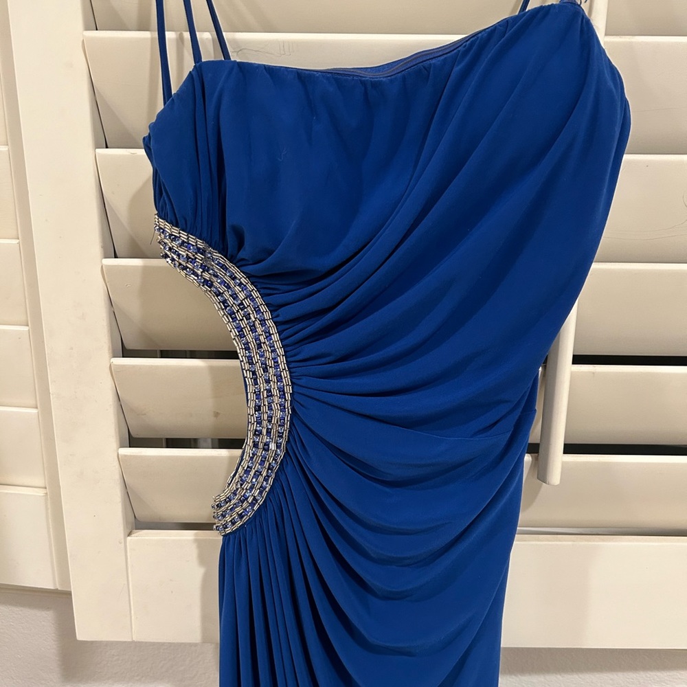 Worn once, Cache navy dress Perfect For Prom - Picture 3 of 4